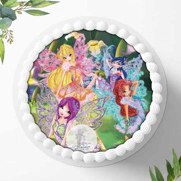 Winx Feen Elfen Tortenaufleger Ø 20cm, 0535w