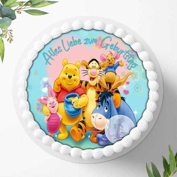 Winnie Pooh Tortenaufleger Ø 20cm, 0556w