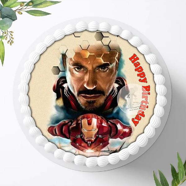 Iron Man Avengers Tortenaufleger Ø 20cm, 0702w
