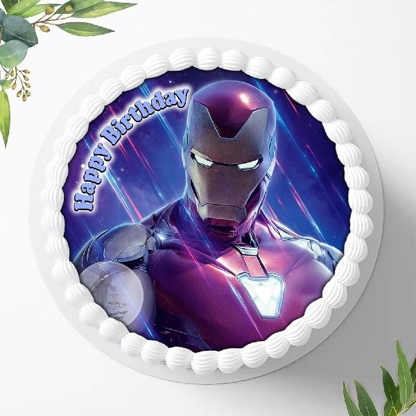 Iron Man Avengers Tortenaufleger Ø 20cm, 0703w