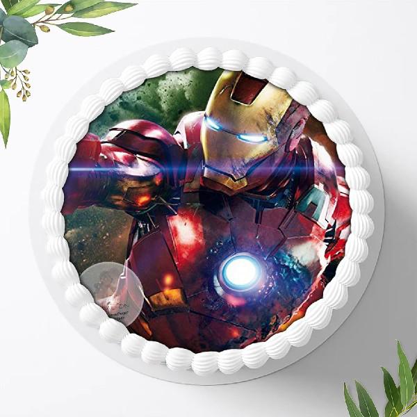 Iron Man Avengers Tortenaufleger Ø 20cm, 0704w