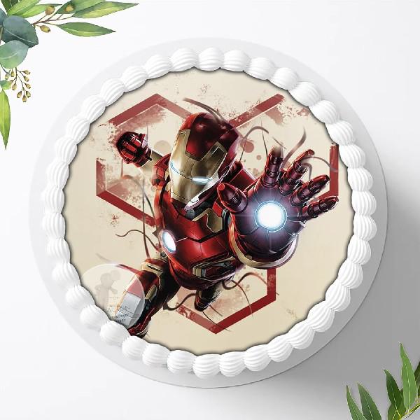 Iron Man Avengers Tortenaufleger Ø 20cm, 0705w