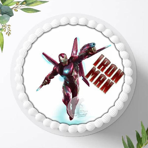 Iron Man Avengers Tortenaufleger Ø 20cm, 0709w