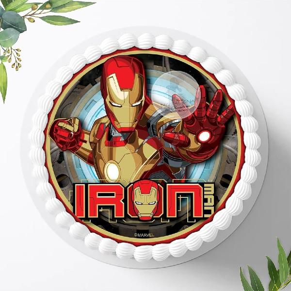 Iron Man Avengers Tortenaufleger Ø 20cm, 0710w