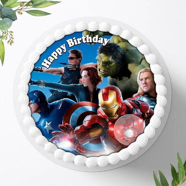 Iron Man Avengers Tortenaufleger Ø 20cm, 0714w
