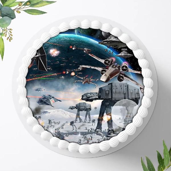 Preview: Star Wars Tortenaufleger Ø 20cm, 0727w