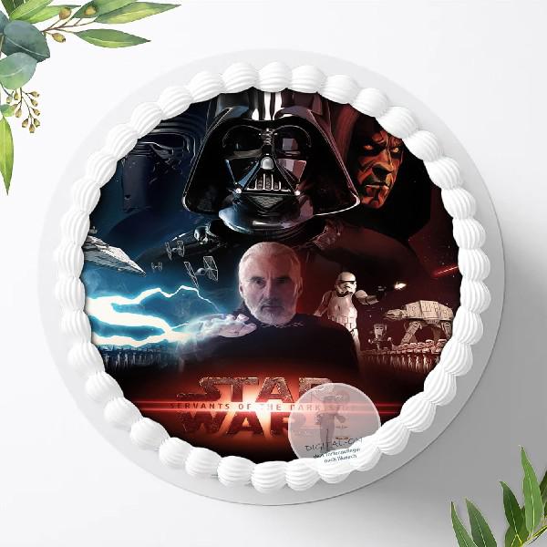 Preview: Star Wars Tortenaufleger Ø 20cm, 0730w