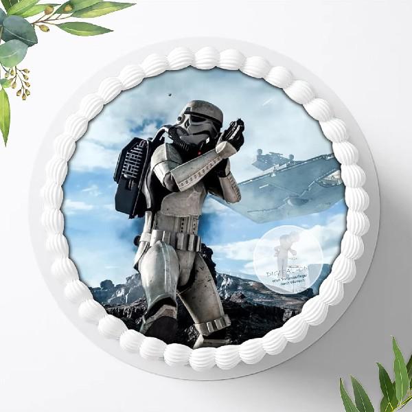 Preview: Star Wars Tortenaufleger Ø 20cm, 0736w