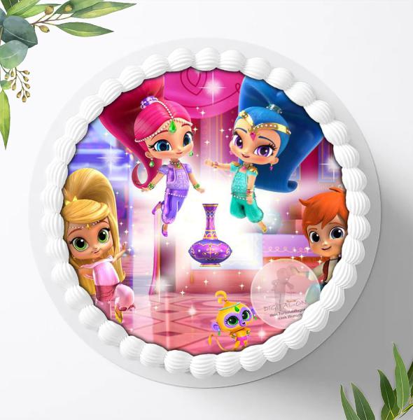 Shimmer & Shine Tortenaufleger Ø 20cm, 0831w