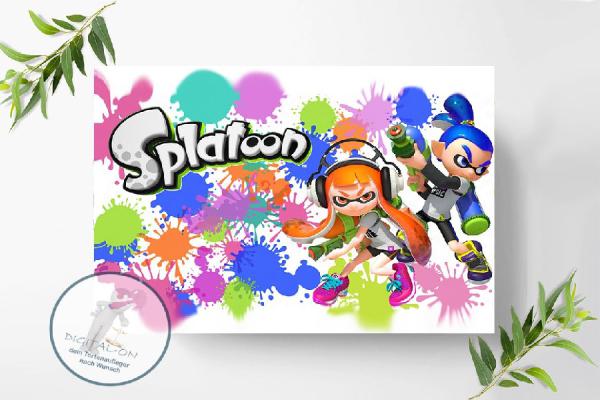 Splatoon Tortenaufleger A4, 0887z
