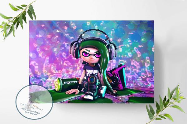 Splatoon Tortenaufleger A4, 0888z
