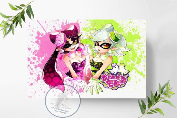 Splatoon Tortenaufleger A4, 0943z