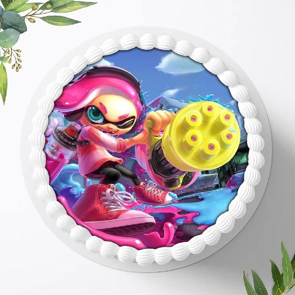 Splatoon Tortenaufleger Ø 20cm, 0968z