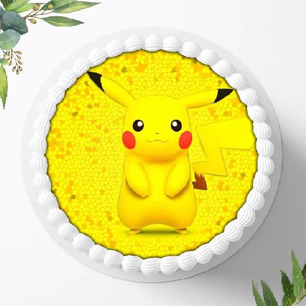 Preview: Pokemon Pikachu Tortenaufleger Ø 20cm, 0987z