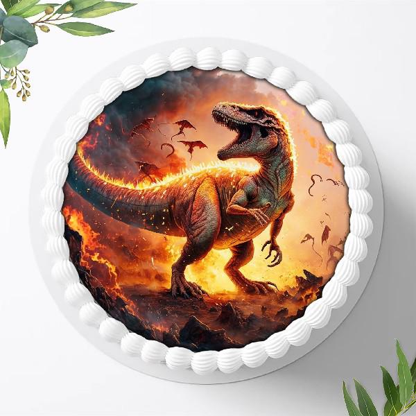 Dinosaurier Tortenaufleger Ø 20cm, 1204z