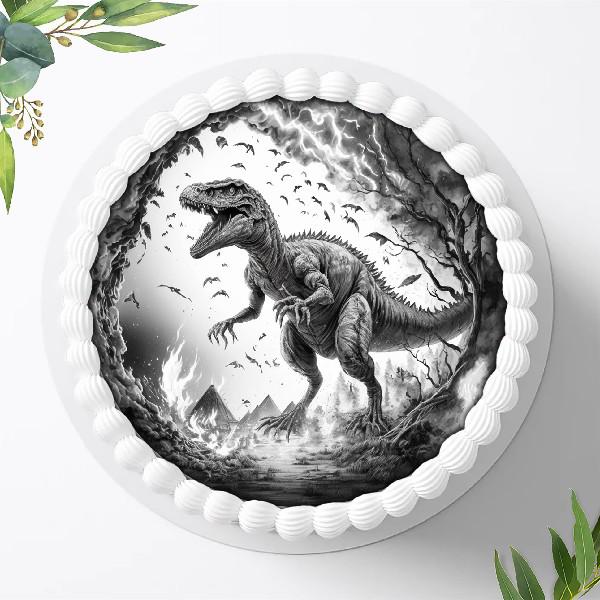 Dinosaurier Tortenaufleger Ø 20cm, 1206z