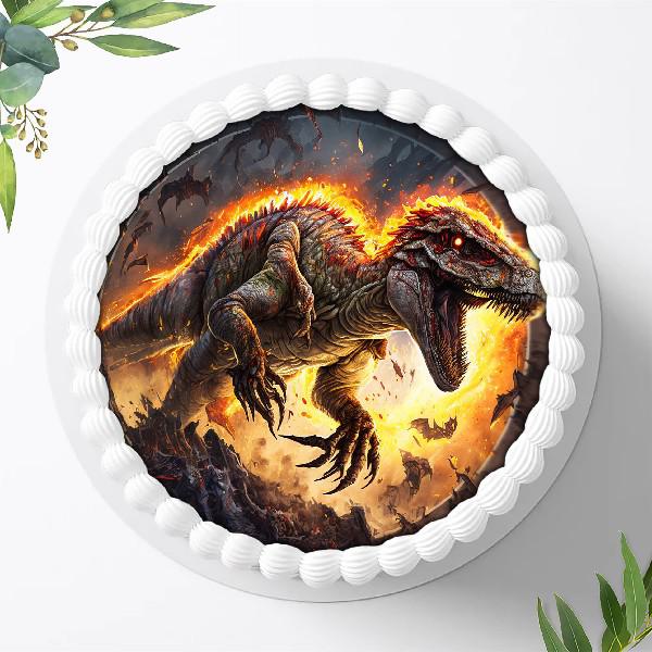 Dinosaurier Tortenaufleger Ø 20cm, 1209z