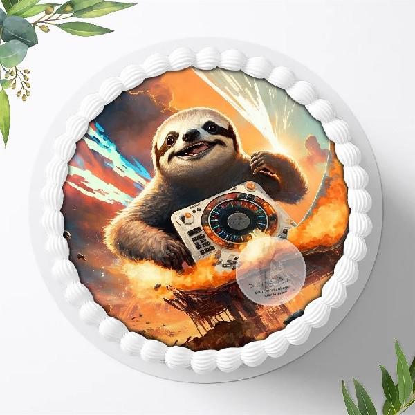 Gaming Tortenaufleger mit Wunschnamen, Ø 20cm, 1243z