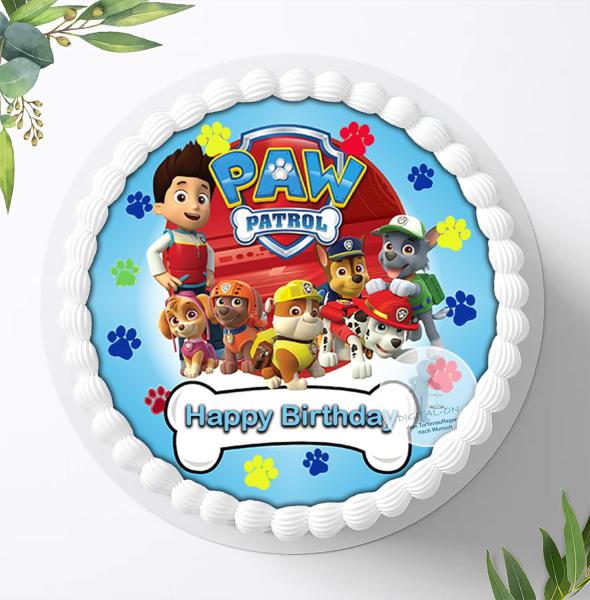 Preview: Paw Patrol Tortenaufleger Ø 20cm, 3817a