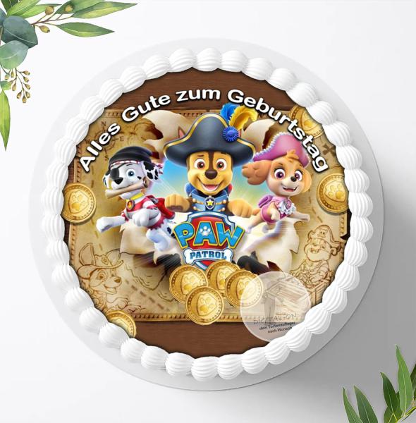 Preview: Paw Patrol Tortenaufleger Ø 20cm, 3817c