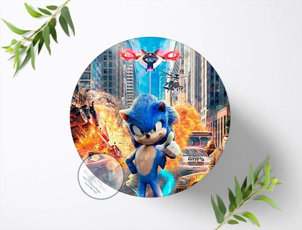 SONIC Tortenaufleger Ø 20cm, 0028z