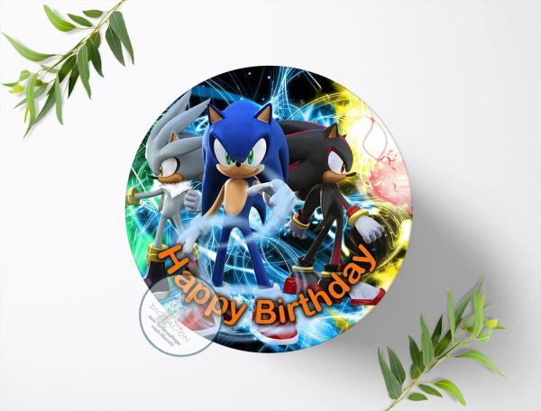 SONIC Tortenaufleger Ø 20cm, 0036z