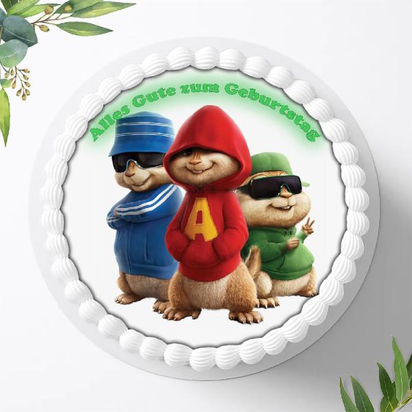 Alvin und die Chipmunks Tortenaufleger Ø 20cm, 0059w