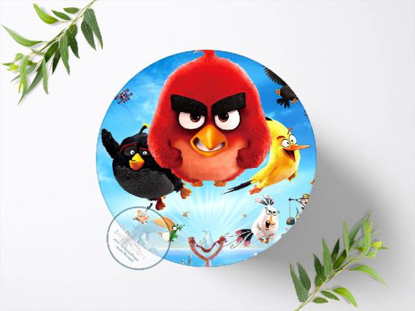 Angry Birds Tortenaufleger Ø 20cm, 0382w