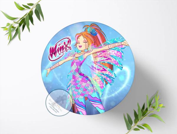 Winx Feen Elfen Tortenaufleger Ø 20cm, 0538w