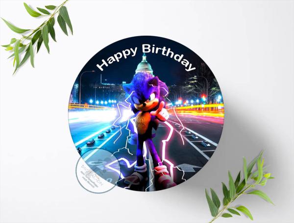 SONIC Tortenaufleger Ø 20cm, 0927z