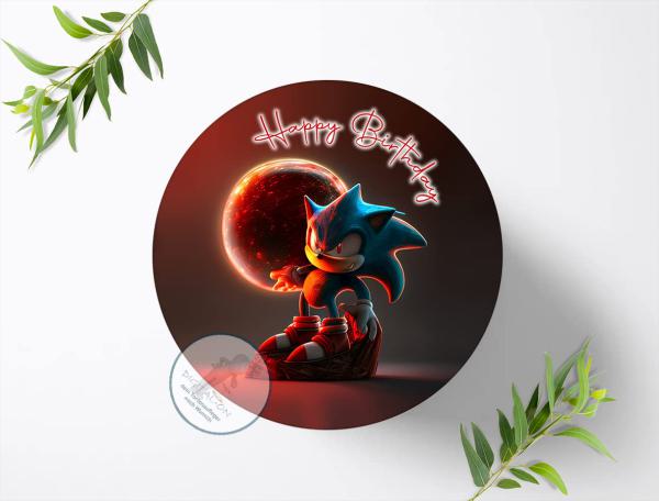 SONIC Tortenaufleger Ø 20cm, 1066z