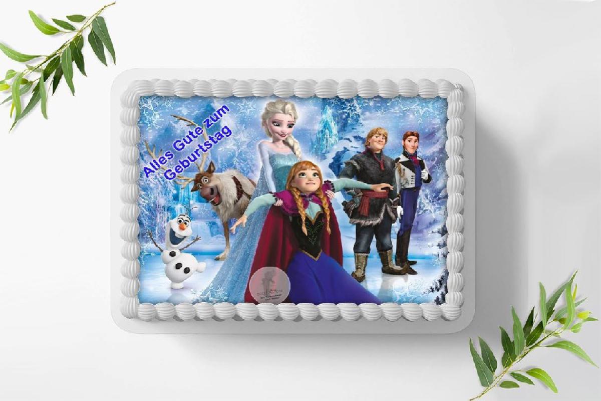Frozen Die Eiskönigin Tortenaufleger Ø A4, 1263a
